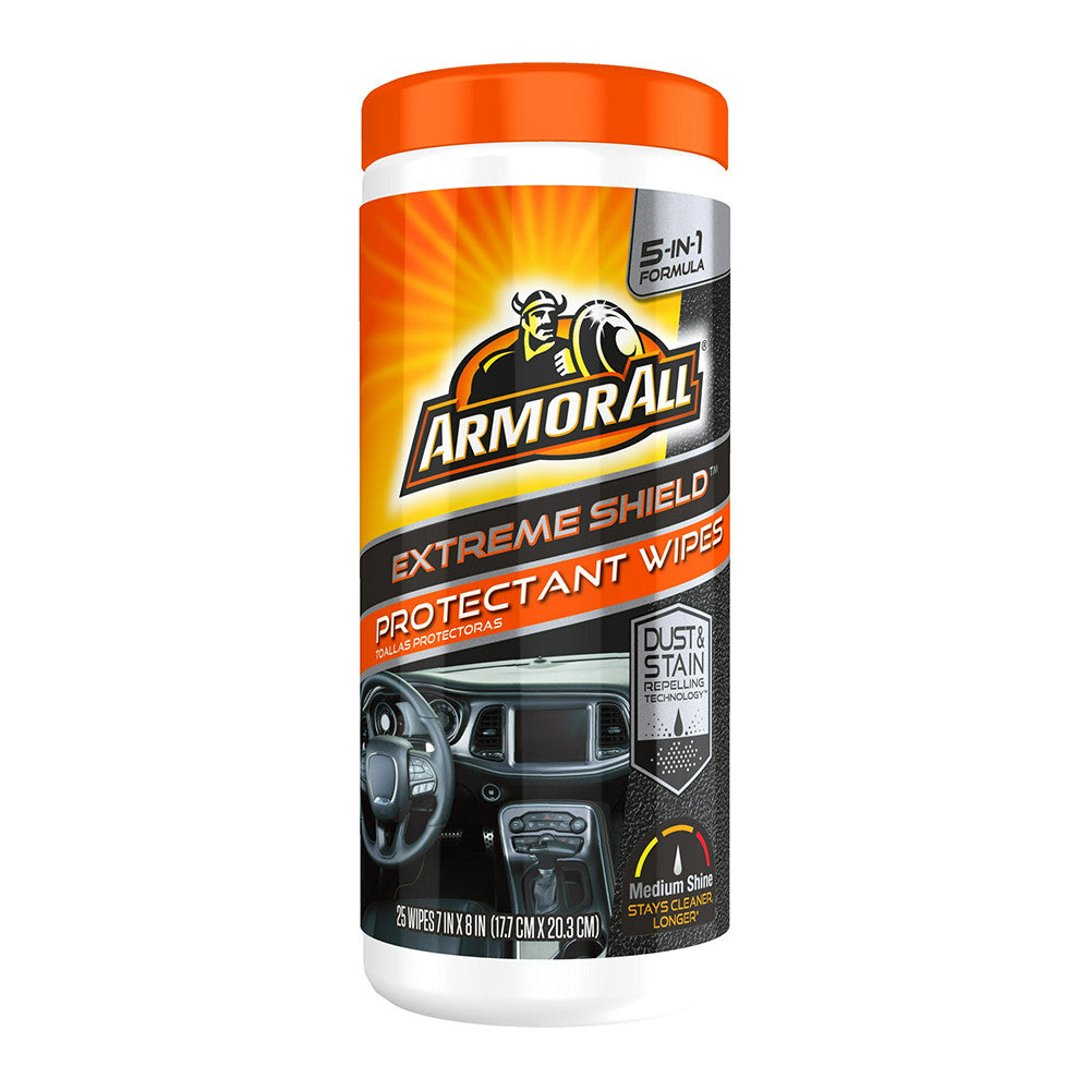 Armor All Extreme Shield Plus Protectant Wipes, 25 Ea